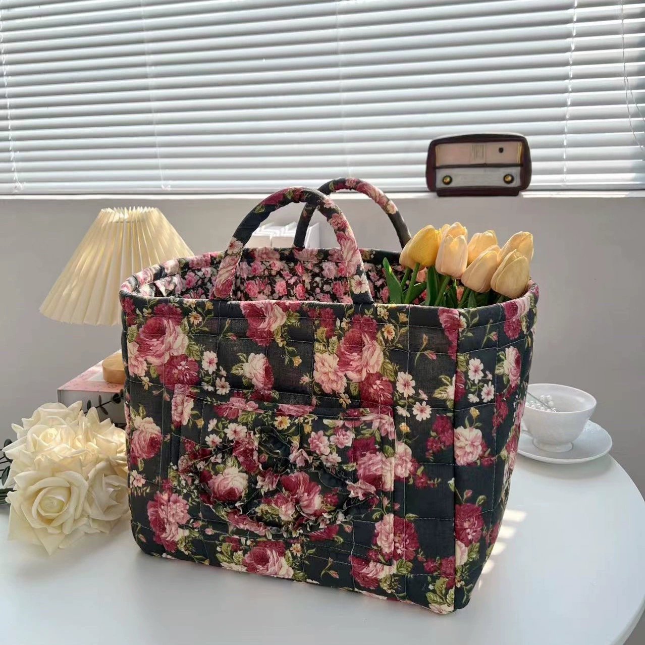 💐💥Boho Fabric Storage Basket🌸