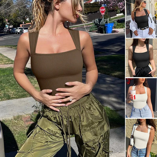 🔥Sleeveless Tank Tops Bodysuits