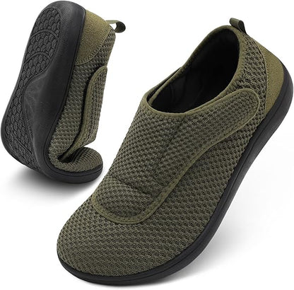2025 Men's Lightweight Extra Wide Width Orthopedic Hands-Free Foot Pain Relief Slip-on Shoes
