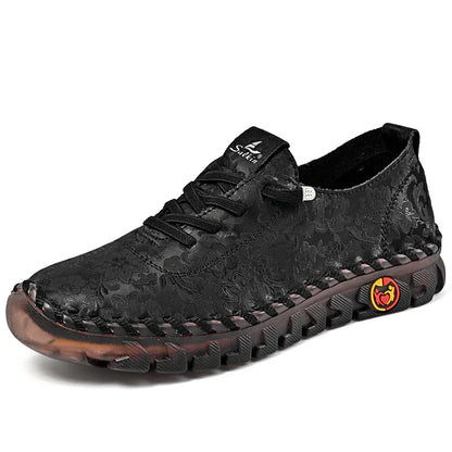 🔥Best Seller-Last Day Sale 60% OFF🔥Women's Hand-Stitched Uniqcomfy Wide Toe Box Leather Shoes